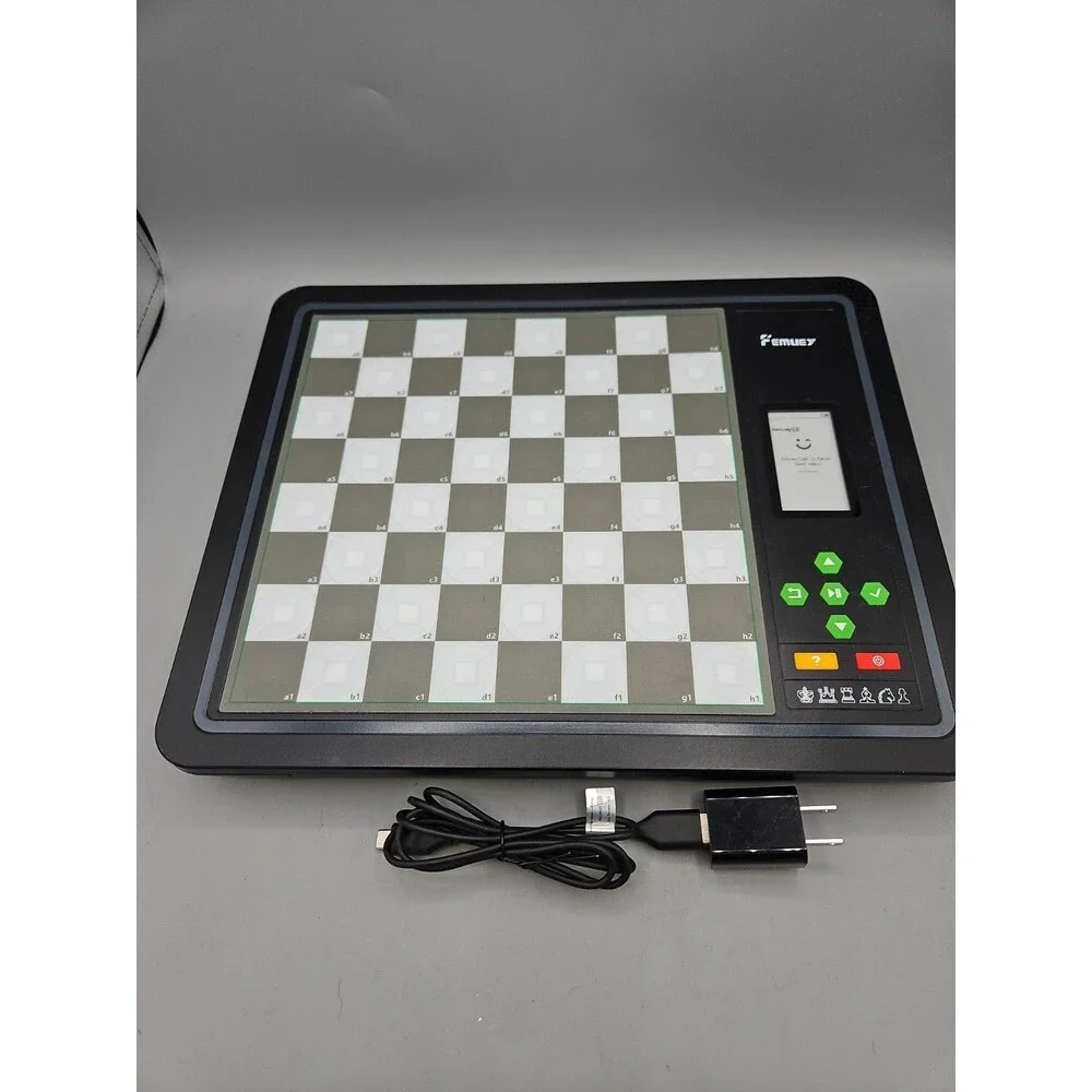 Electronic Chess Board L6 with LED Lights, Computer Chess Set with Piece Charger